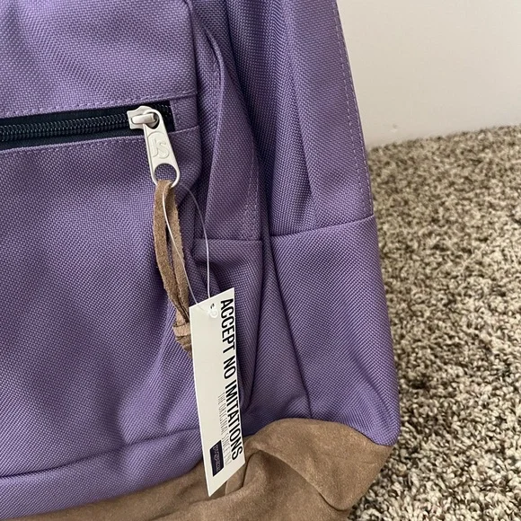 NWT! Jansport | The Original Backpack in Purple Frost - Picture 3 of 9